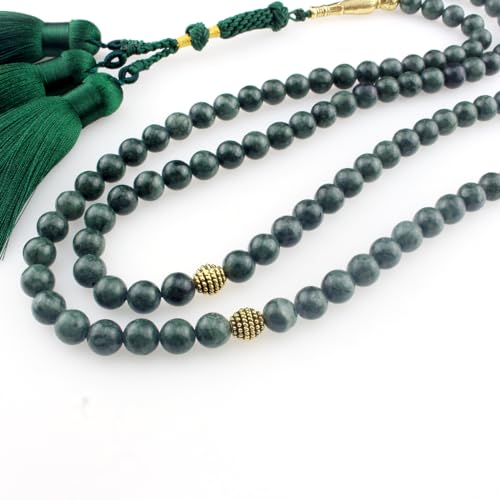 Chapelet de prière musulman vert, cadeau idéal de Ramadan - 2