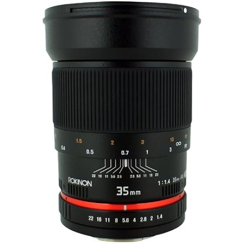 Rokinon 35mm f/1.4 Lens for Canon Cameras