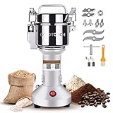 Goldtouch 150g High Speed Electric Grain Mill Grinder, 1500W 110V Stainless Steel Flour Mill Makes Gluten Free Flours, Grain Mill for Home and Commercial Use