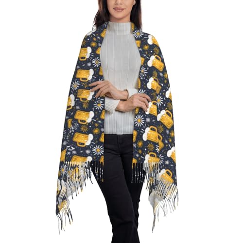 Pashmina Winter Warm Wrap Shawl Hand Drawn Insects Print Scarves Scarf For Women Men3