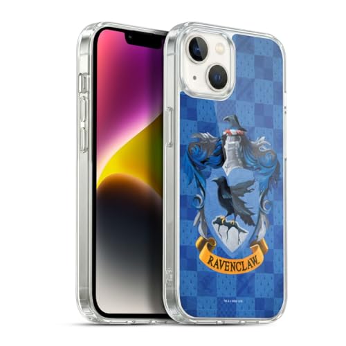Head Case Designs Officially Licensed Harry Potter Ravenclaw Crest Prisoner Of Azkaban I Gel Case [Military Grade Protection] Compatible with Apple iPhone 14 Plus and Compatible with MagSafe