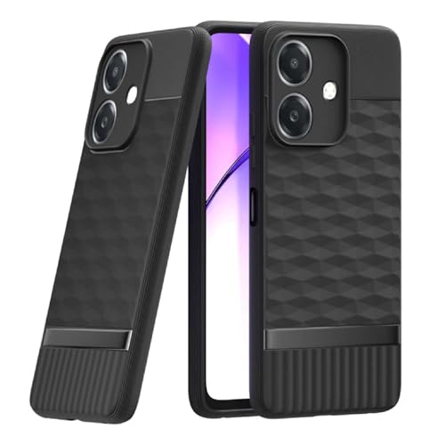 Image of Shockproof Case for Oppo A3 5G / A3x 4G / A3x 5G | Full Camera Protection | TPU Flexible Back Cover for Oppo A3 5G / A3x 4G / A3x 5G (Matte Black)