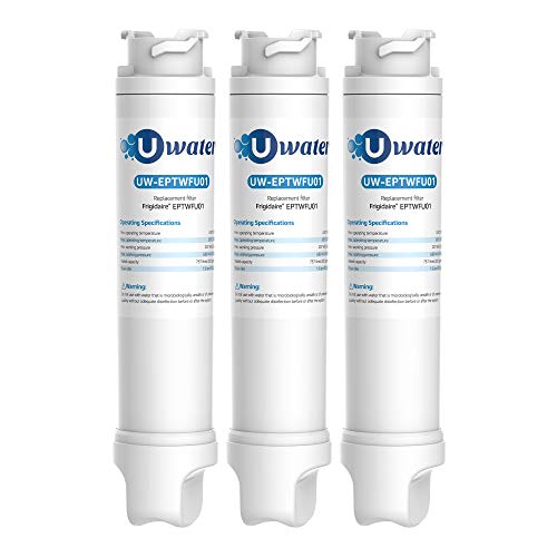 UWater Replacement for áº¸PTWFUO1 Pure source Ultra II, Pure source Ultra 2, EWF02 Refrigerator Water ï¼¦ilter, 3 Pack