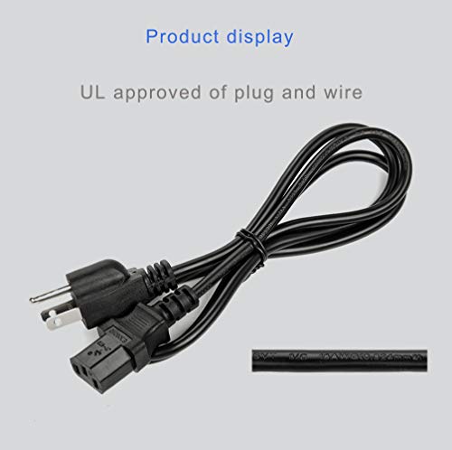 Grow Light Power Cord, 10A/250V, 18 Awg, Plants Grow Lamp Daisy Chain Wire 3 Prong Power Cord (3.9Ft) #TOP2