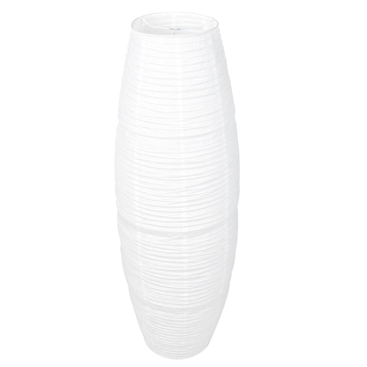 Kichvoe Nordic Paper Floor Lamp Shade 43.31 X 12.60 Inch Vertical Lampshade Light Accessory for Living Room Bedroom Study Soft Eye-Friendly Light Cover