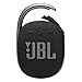 JBL Clip 4: Portable Speaker with Bluetooth, Built-in Battery, Waterproof and Dustproof Feature - Black (JBLCLIP4BLKAM)