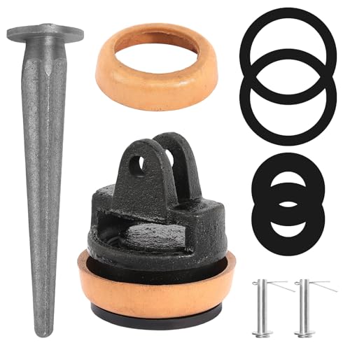Ersatzkolben für Schwengelpumpen andpumpen Typ 75 Schwengelpumpenkolben mit Nasenstechventil Lederdichtung Schwengelpumpe Ersatzteile Handschwengelpumpe Handpumpe Typ 75