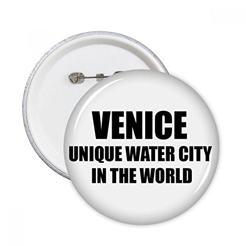 Pins Venise ville unique pour personnaliser vos vêtements et sacs au quotidien