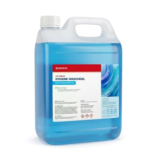 BioDelta LTK008 FE | Hygiene Waschmittel | Desinfektionswaschmittel | Wirkt desinfizierend für Ihre Kleidung | 5 L Konzentrat | Made in Germany