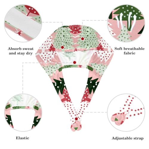 YTYVAGT] スクラブハット、ボタン付きワーキングヘッドカバー