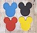 Mickey Mouse Die Cut Cards in Blue 20 Pieces