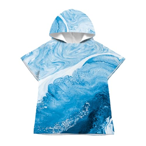 LOMTRATS Schnelltrocknender Surfponcho, Wickeltuch, Bademantel, Sporthandtücher für Schwimmer, Hoodie für Kinder, Schwimmen, Strand, Surfen, Tauchen, Baden(Kid-S) LOMTRATS Schnelltrocknender Surfponcho, Wickeltuch, Bademantel, Sporthandtücher für Schwimmer, Hoodie für Kinder, Schwimmen, Strand, Surfen, Tauchen, Baden(Kid-S)