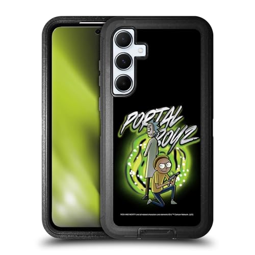 Coque Rick and Morty Portal Boyz Galaxy A55 cadeau parfait