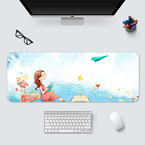 Tapis de souris XXL One Piece grand format 100x50 cm avec base antidérapante