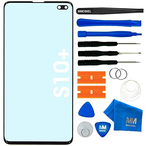 MMOBIEL Écran Tactile Compatible avec Samsung Galaxy S10 Plus - 6.4 inch 2019 - Vitre Kit de Remplacement - Kit d'Outils Inclus - Noir