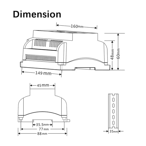 Décodeur DMX512 tension constante 12 voies avec écran LCD