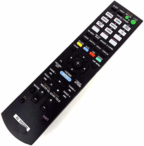 E-WORLDGeneral Replacement Remote Control Fit for STR-K870P RM-AAP078 RMAAU116 149019011 RM-AAP063 STR-DE698 STR-DN1040 STR-DN1020 RM-AAP061 STR-DH820 for Sony