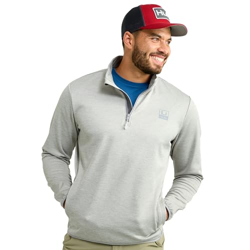 HUK Men's Coldfront+ 1/4 Zip, Performance Fishing Jacket