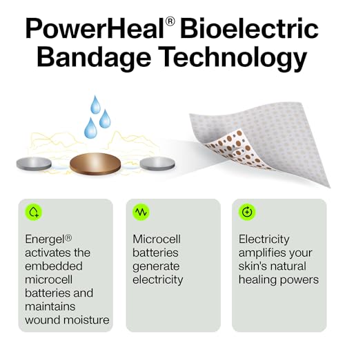 Pansement bioélectrique à 3 couches PowerHeal et hydrogel actif
