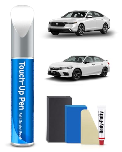 NH-883P Platinum White Pearl Touch Up Paint Kit Compatible with Honda Exact Match Car Scratch Repair Touch Up Paint Kit