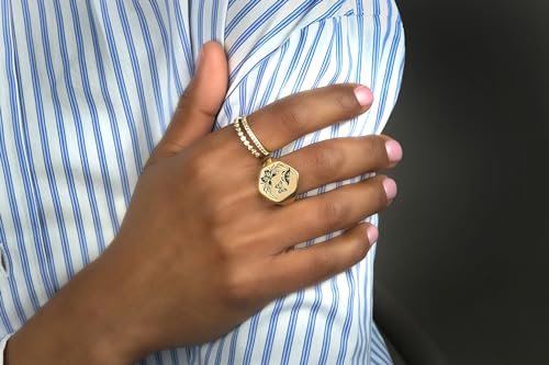 Bague lune et papillon en or le bijou bohème pour votre quotidien - 2