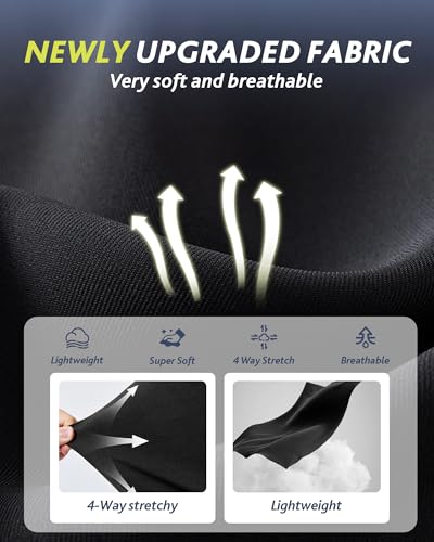 CAMPSNAIL 4 Pack Biker Shorts Women with Pockets – 5"/8" High Waist Tummy Control Workout Gym Yoga Running Compression Shorts3