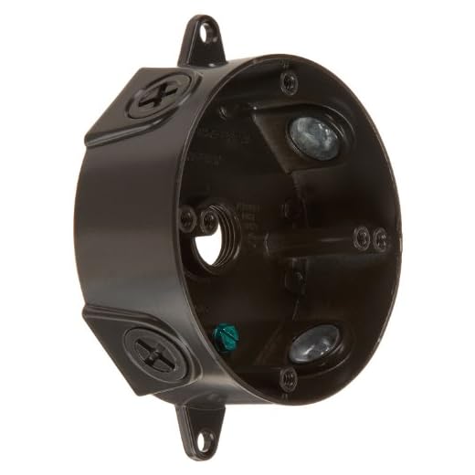 RAB Lighting RAB VXCA Weatherproof Round Box, Bronze