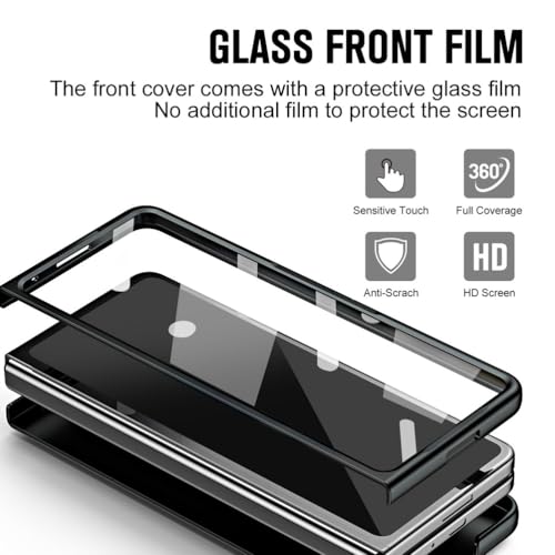 Coque fine Galaxy Z Fold 7 anti-choc qui protège l'écran sans bulles