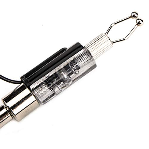 Alarme de pesca, pesca ao ar livre, aço inoxidável, alarme de mordida, indicador de sinal, ferrament