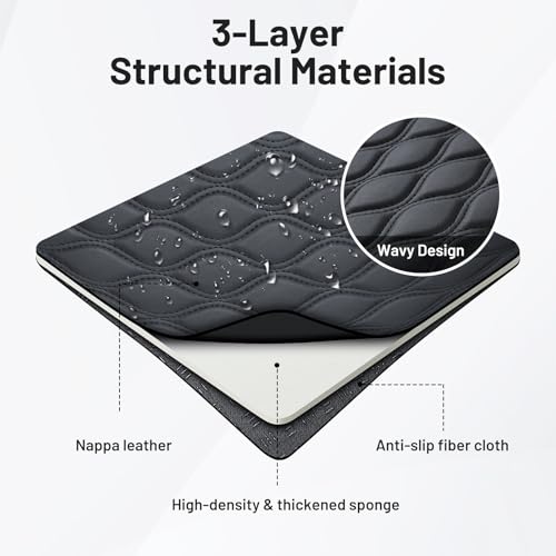 Image of Autorder Center Console Cover for 2018-2024 BMW X3 /BMW X4 2019-2025, Accessories Armrest Cushion Cover Nappa Leather Middle Console Covers X3 Console Cushion Pad Anti-Scratch