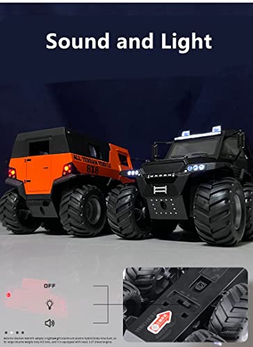 Image of 1:24 Russia Avtoros 8x8 ATV Armored Car Model Alloy Toy Car Boy Off-Road Toy car with Openable Doors & Light, Music Boys Gifts Toys for Kids【Colors as Per Stock