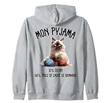 Sacre de Birmanie Chaton Cadeau Humour Pyjama Chat Birman, Sacre de birmanie, Birman, pyjama chat humour, Sacre de birmanie femme, homme Sacre de birmanie, cadeau birman, cadeau fan de chat, cadeau pour les amoureux des chats, pyjama enfant humour