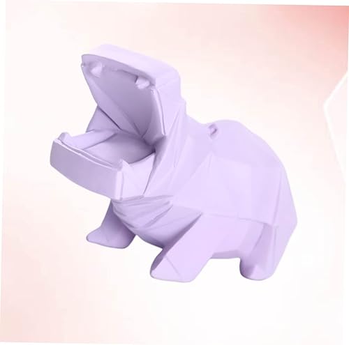 Miniatura 4 de HONMEET Alcancias para adultos, hucha para niños, hucha para niños, hipopótamo, moneda, zoológico, figuritas de animales, manualidades para adultos,