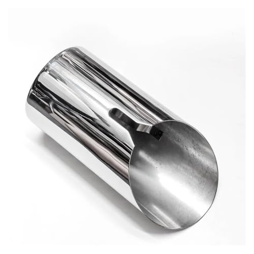 Silenciador de escape de acero inoxidable: elegancia y acabado silver para coche BMW Serie 3