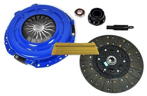 EFT Stage 2 HD Clutch Kit for 1999-2001 Chevy Silverado 1500 GMC Sierra 1500 4.3L V6 Heavy Duty Replacement Clutch Kit OE Fit Performance Upgrade EFORTISSIMO Support Durable Transmission Component
