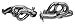 PaceSetter 72C1326 Armor Coat Shorty Exhaust Header
