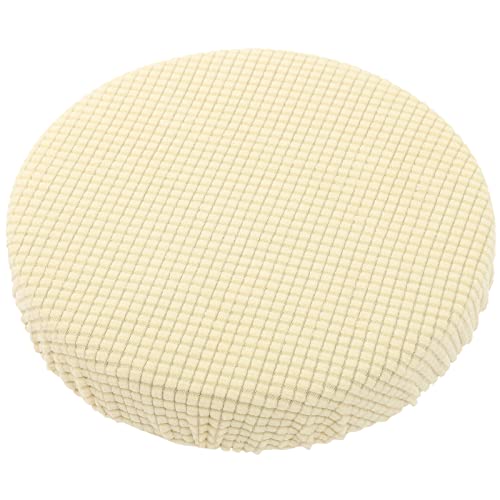 FOMIYES Round Bar Stool Seat Covers Bar Stool Cushion Cover Washable Stool Cushion Slipcover Elastic Stool Slipcover Bar Stool Chair Covers Protector Sitting Stool Cover Cushion