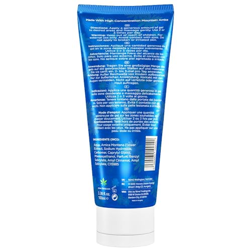 5kind Hochdosiertes Arnika Gel 100 ml - Schnell wirkende Arnikaa Salbe gegen Blutergüsse und Schwellungen - Arnica Montana Extrakt – Arnika Salbe hochkonzentriert für Muskeln und Gelenke von Läufern