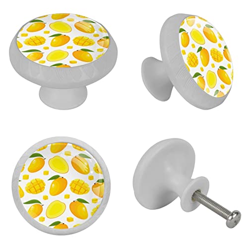 Poignées de tiroir de 3,5 cm boutons d'armoire de commode mangue fluorescent vert