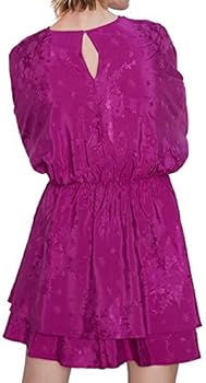 open lace back dress Zara Women Satin-finish jacquard dress 8741/048/603 (X-Large): Buy Online  at Best Price in UAE