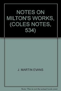 Paperback Notes on Milton's works, (Coles notes, 534) Book
