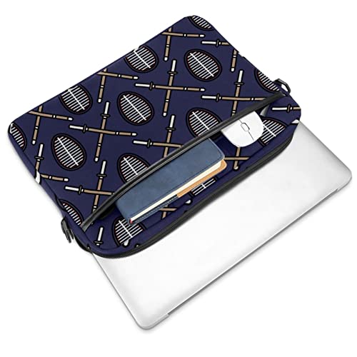 Sacoche PC portable 13.3 pouces bleu marine et housse ordinateur 14.5 pouces - 2