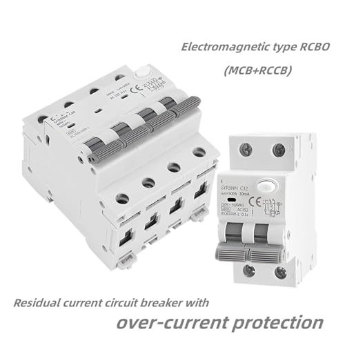 Disjoncteur différentiel 4P 40A 100mA Type AC pour rail Din GYR9NM - 7