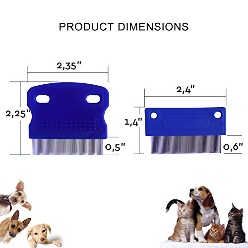 Dog Comb, Pet Tear Eye Stain Remover Combs - Image 4