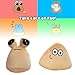 Pou Plüsch, 22cm My Pet Alien Plüshies für Kinder - Cartoon Anime Stofftier für Haus Schlafzimmer Dekoration, Geburtstag Weihnachten Geschenk für Jungen Mädchen Fans