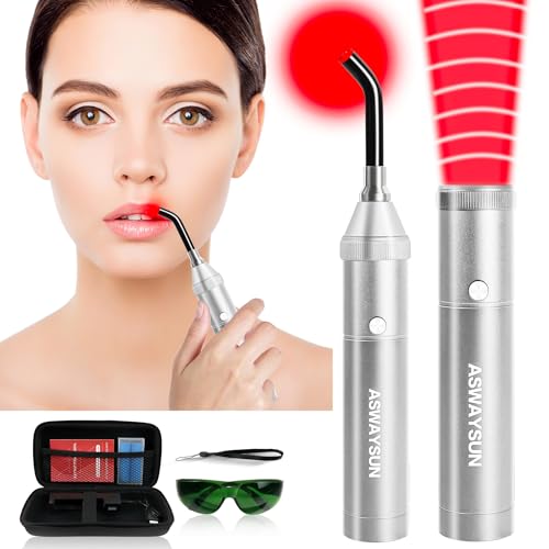 Infrared Red Light Device for Joints & Muscles, 460:630:660:850:900nm Cold Sore, Portable Near Infrared Wand for Face & Body Mouth Nose Effective 2 in 1 Modes