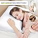 100% Mulberry Silk Pillow Cases Silk Pillowcases for Hair and Skin Both Side Real Silk Pillowcases Hidden Zipper 21 Momme Silk Pillow Covers(White, Standard：20