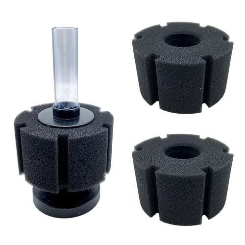 RedBeryl スポンジフィルター 水槽 投げ込み式 ろ過装置 (本体1個 スポンジ2個, RB2810)