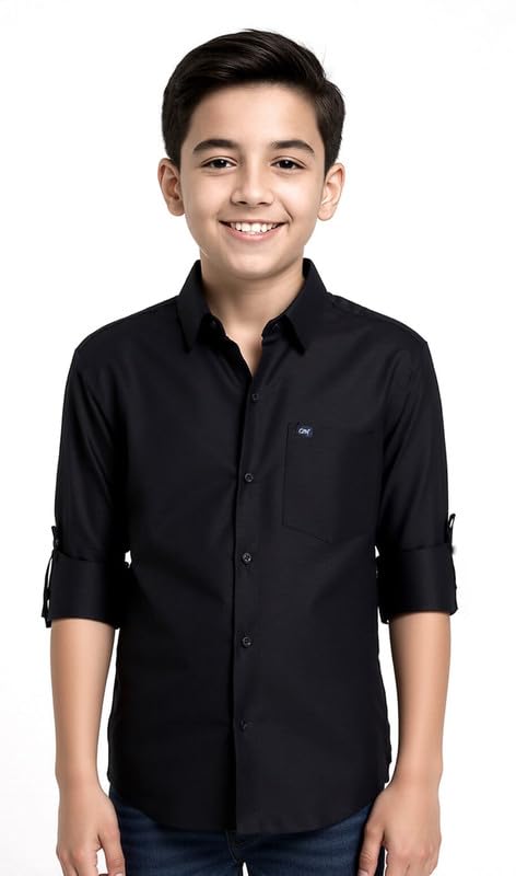 CHARCHIT Boys Full Sleeves Embroidered Solid Shirt - Review, Price and Buying Guide