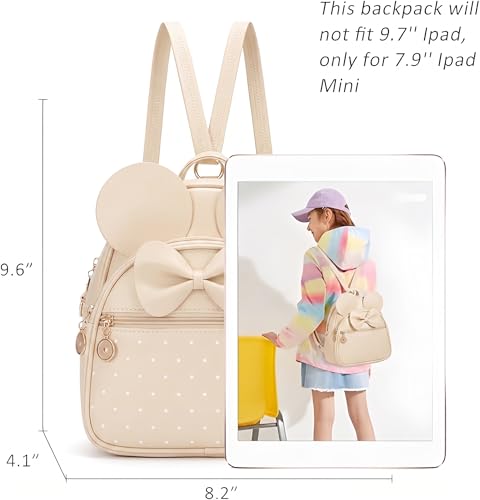 Image of ShopyVid Polka Dots Mini Backpack for Girls | Rakhsha Bandhan Gifts for Sister | Rakhi Gift for Sister Kids